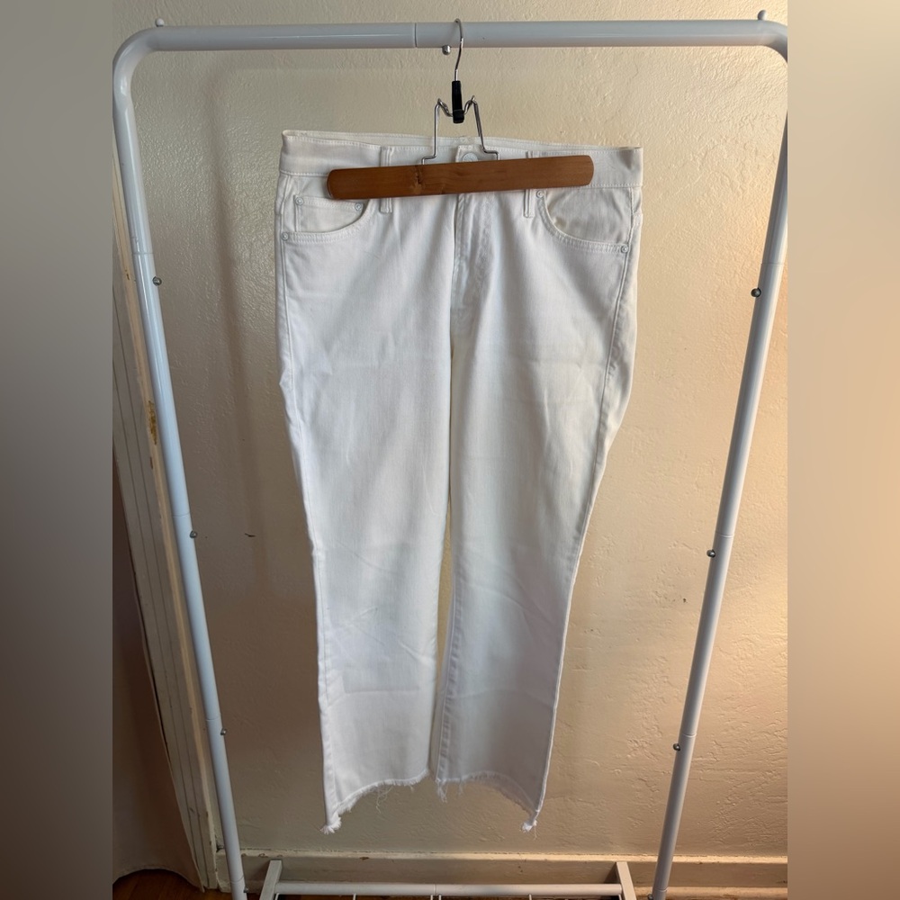 Mother White Denim Jeans